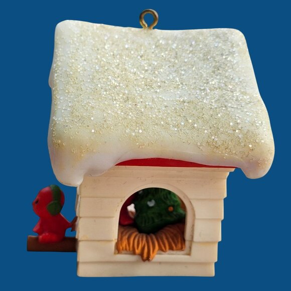 Hallmark Ready For Christmas, Christmas Ornament 1979 Redbird Cardinal Birdhouse - Picture 7 of 12